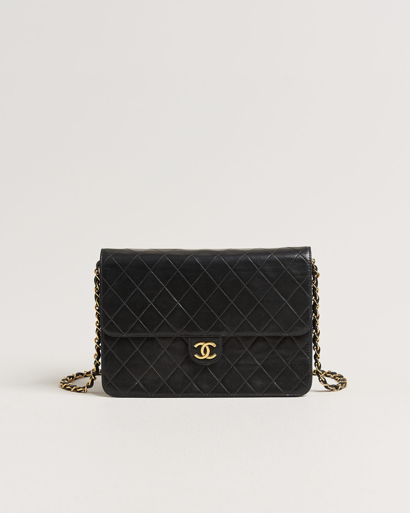 Herren | Pre-Owned & Vintage Bags | Chanel Pre-Owned | Single Flap Bag Black
