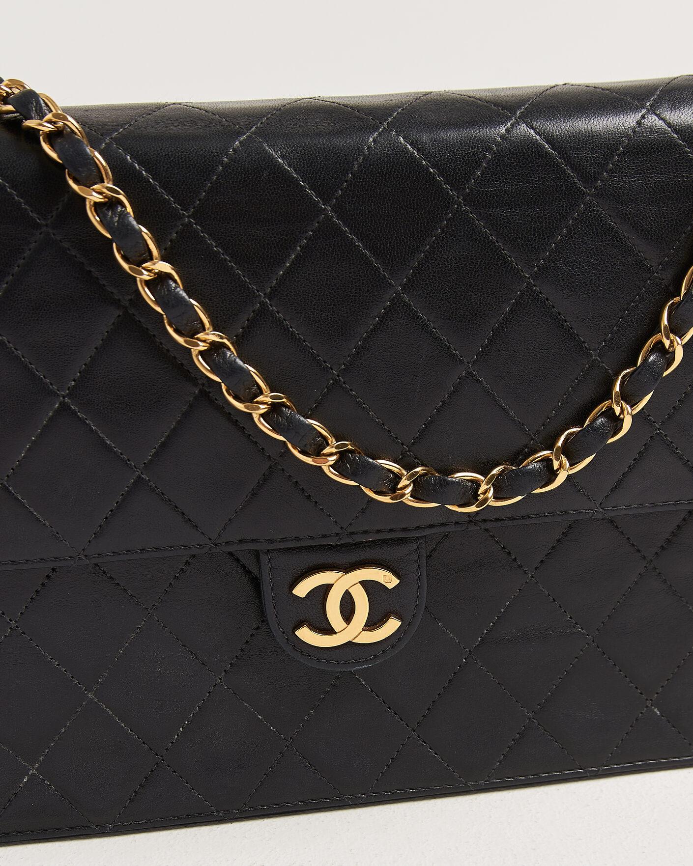 Herren | Pre-Owned & Vintage Bags | Chanel Pre-Owned | Single Flap Bag Black