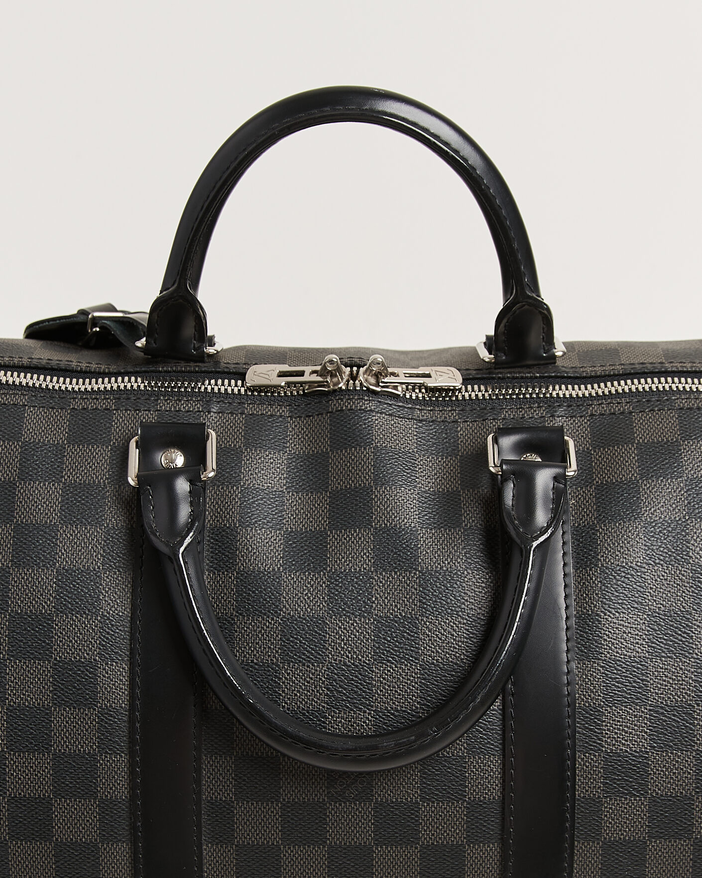 Herren | Pre-Owned & Vintage Bags | Louis Vuitton Pre-Owned | Keepall Bandouliére 55 Damier Graphite