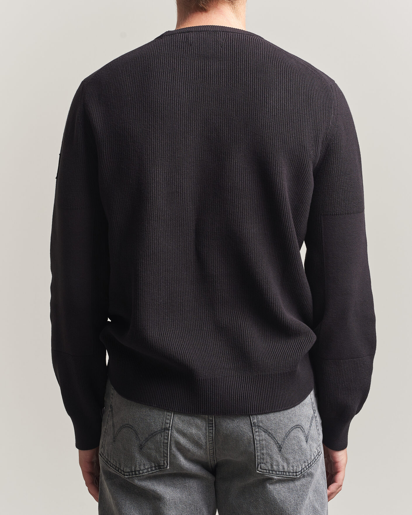 Herren | Pullover | Belstaff | Commander Knitted Crew Neck Black