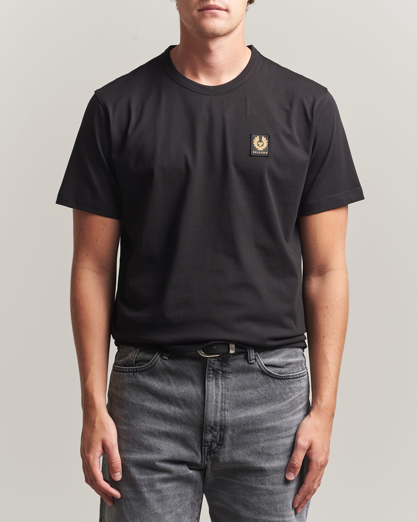 Herren | T-Shirts | Belstaff | Signature Crew Neck T-Shirt Black
