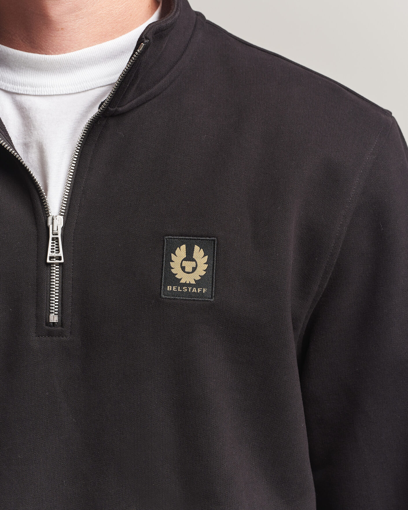 Herren | Pullover | Belstaff | Signature Half Zip Sweatshirt Black