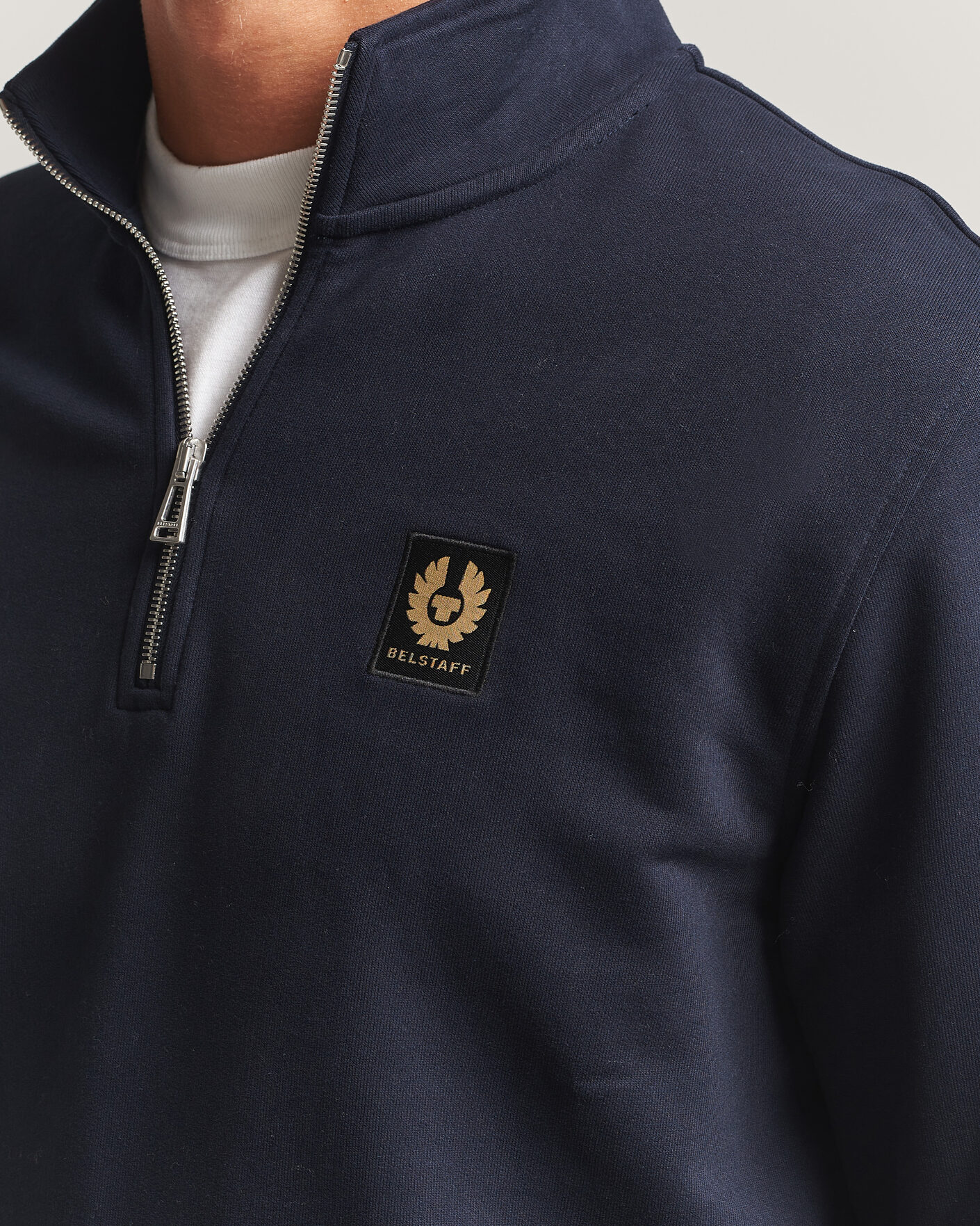 Herren | Pullover | Belstaff | Signature Half Zip Sweatshirt Dark Ink