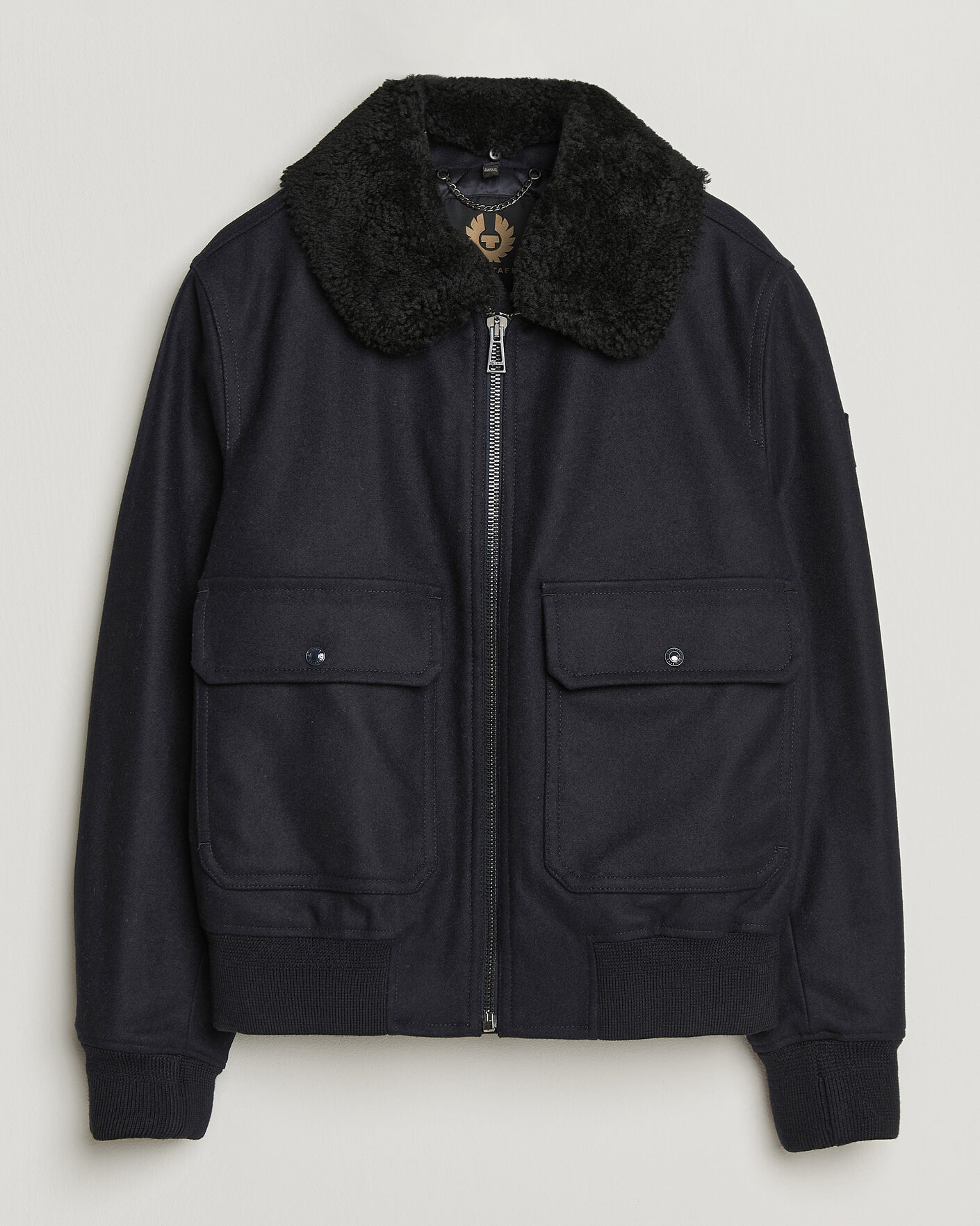 Herren | Jacken | Belstaff | Welder Wool Bomber Jacket Dark Ink