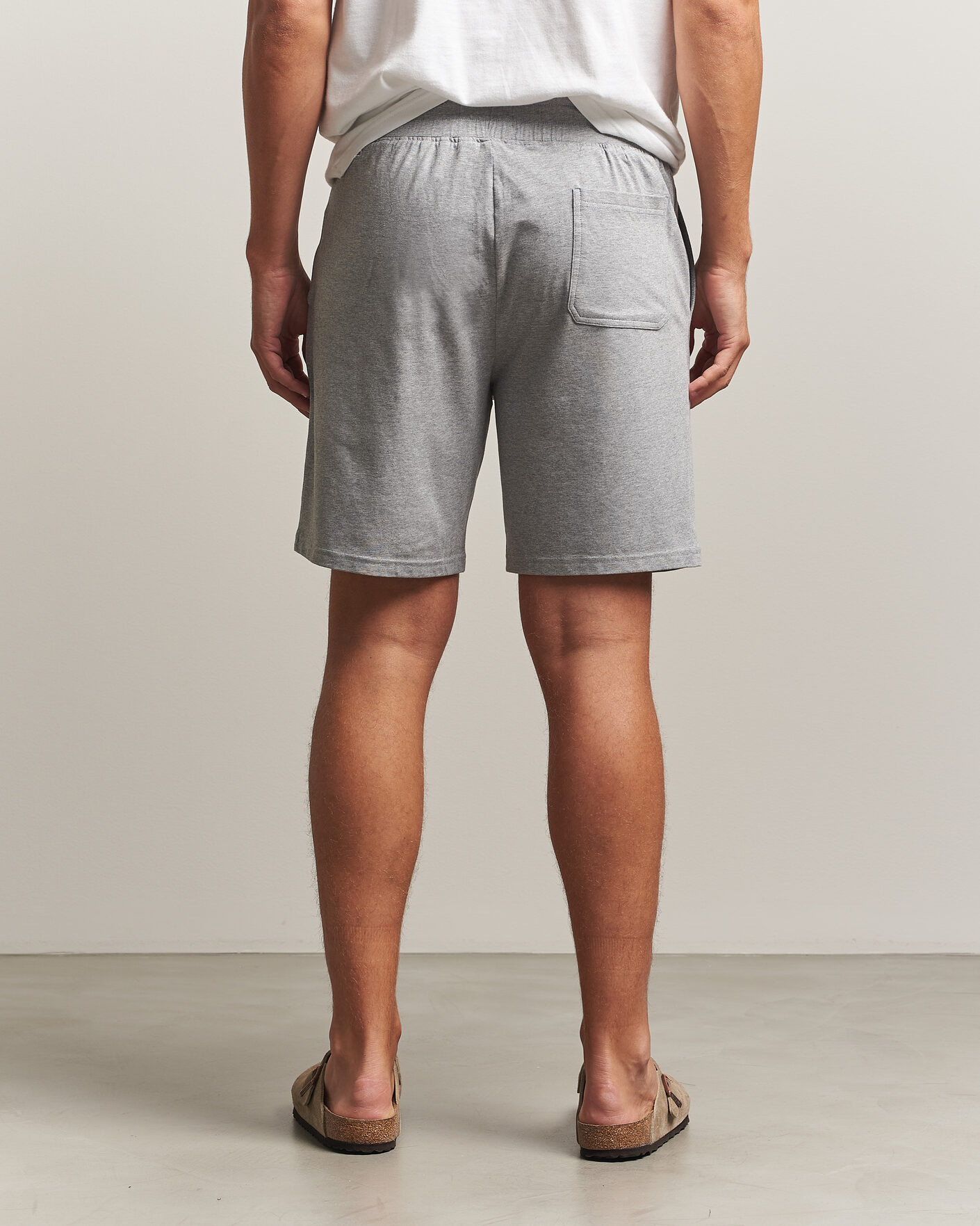 Herren | Shorts | Bread & Boxers | Pyjama Shorts Grey Melange
