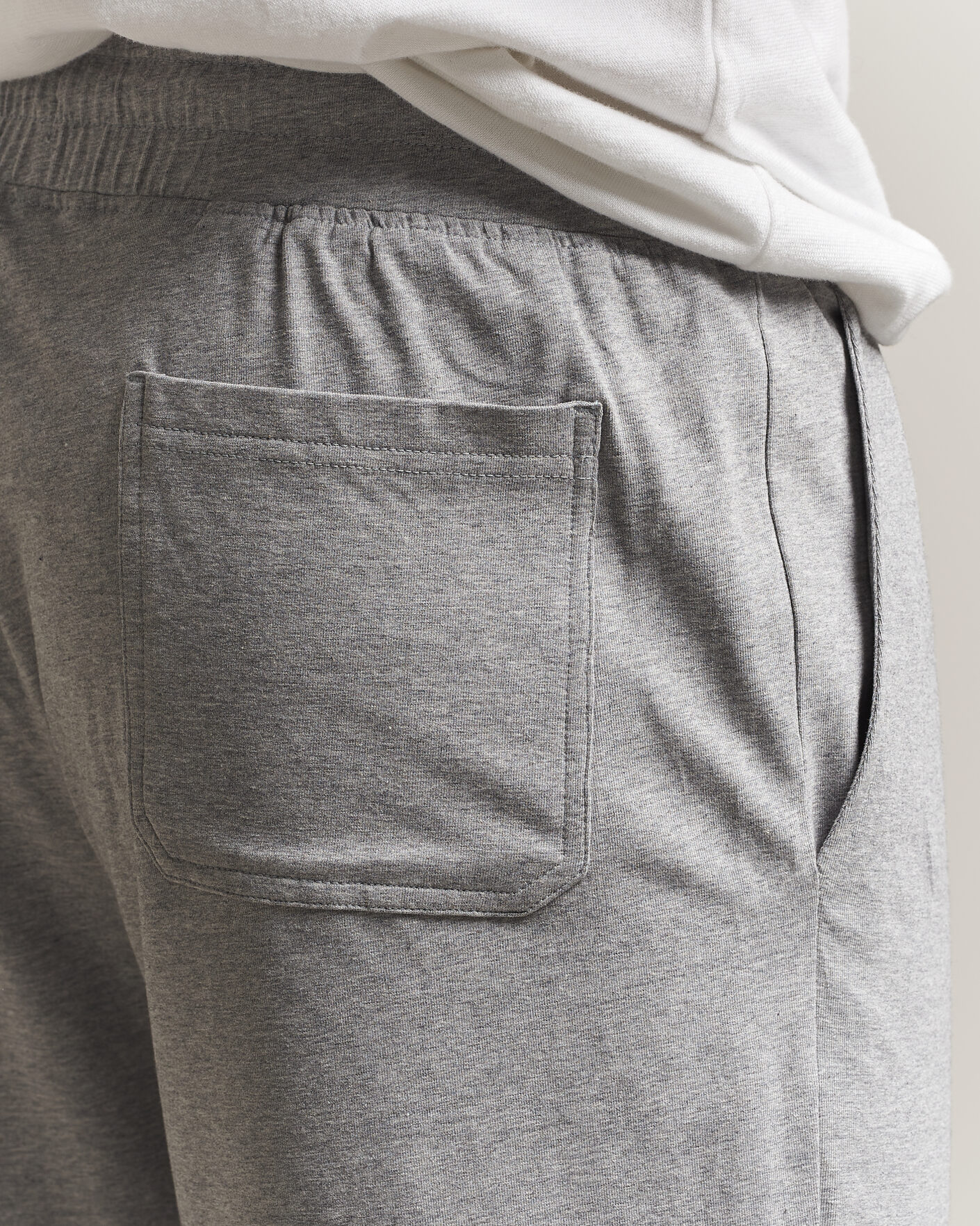 Herren | Shorts | Bread & Boxers | Pyjama Shorts Grey Melange