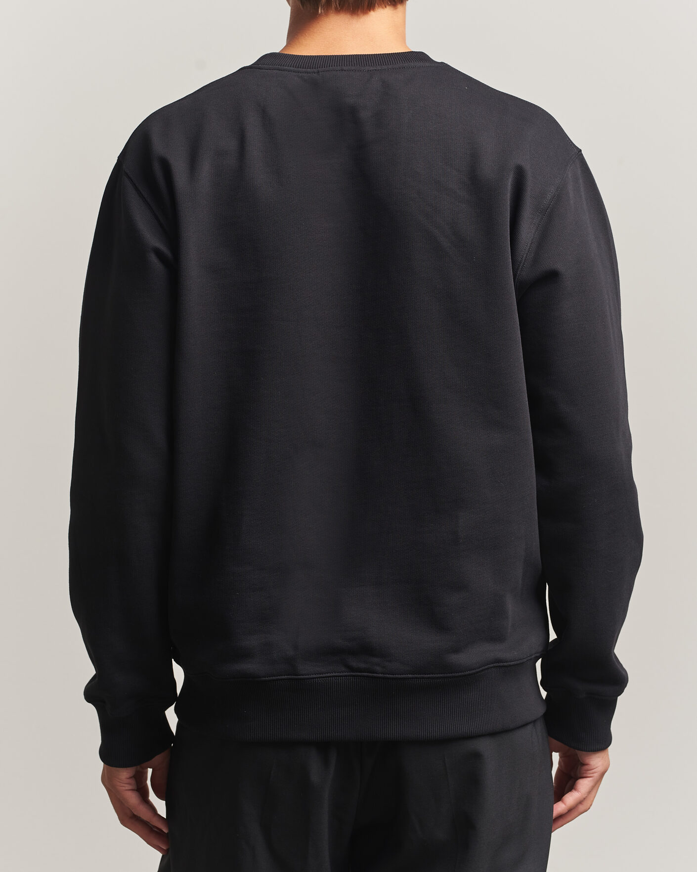 Herren | Pullover | Drôle de Monsieur | Mirror D Embroidered Sweatshirt Black