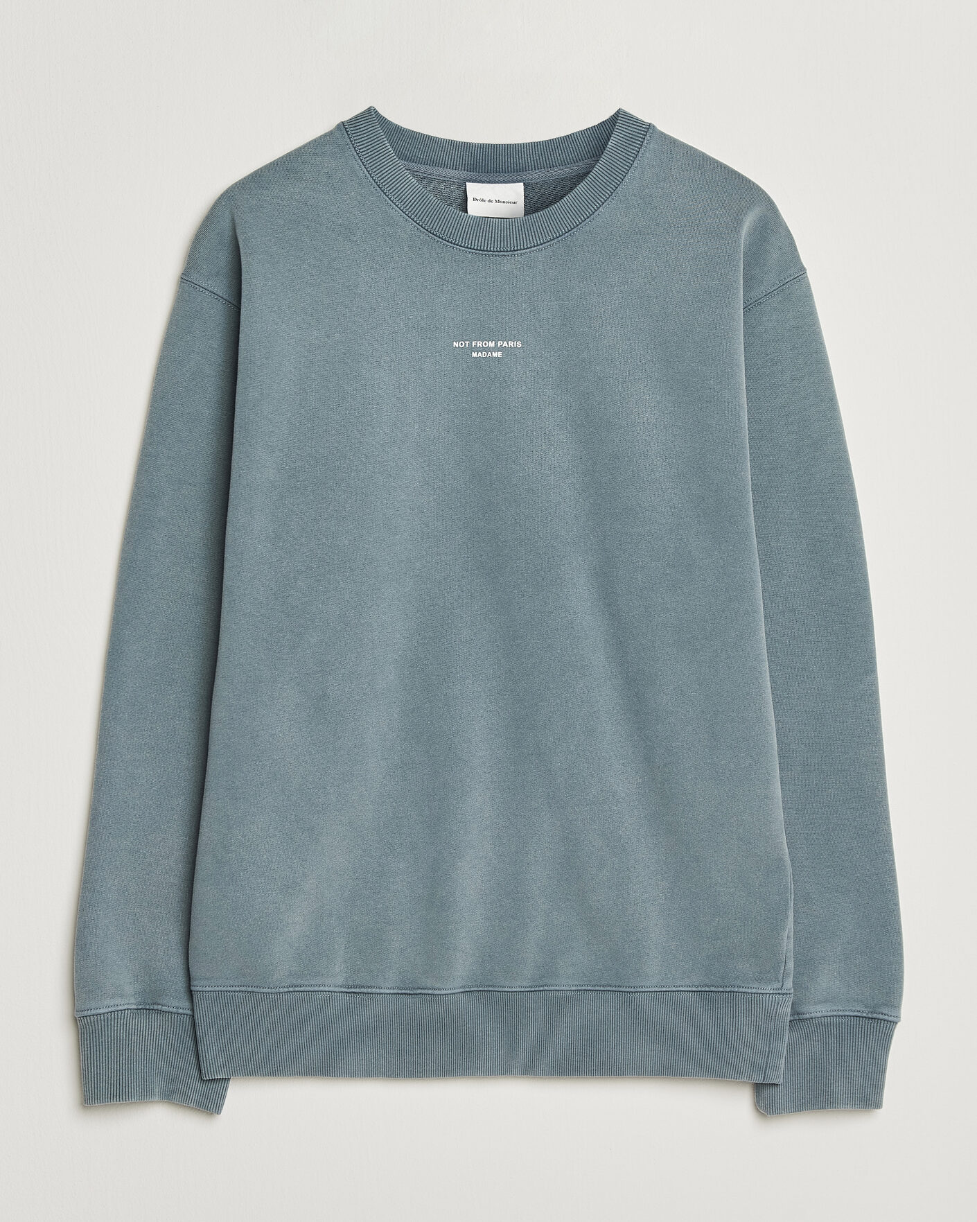 Herren | Pullover | Drôle de Monsieur | Classic Slogan Sweatshirt Dark Grey