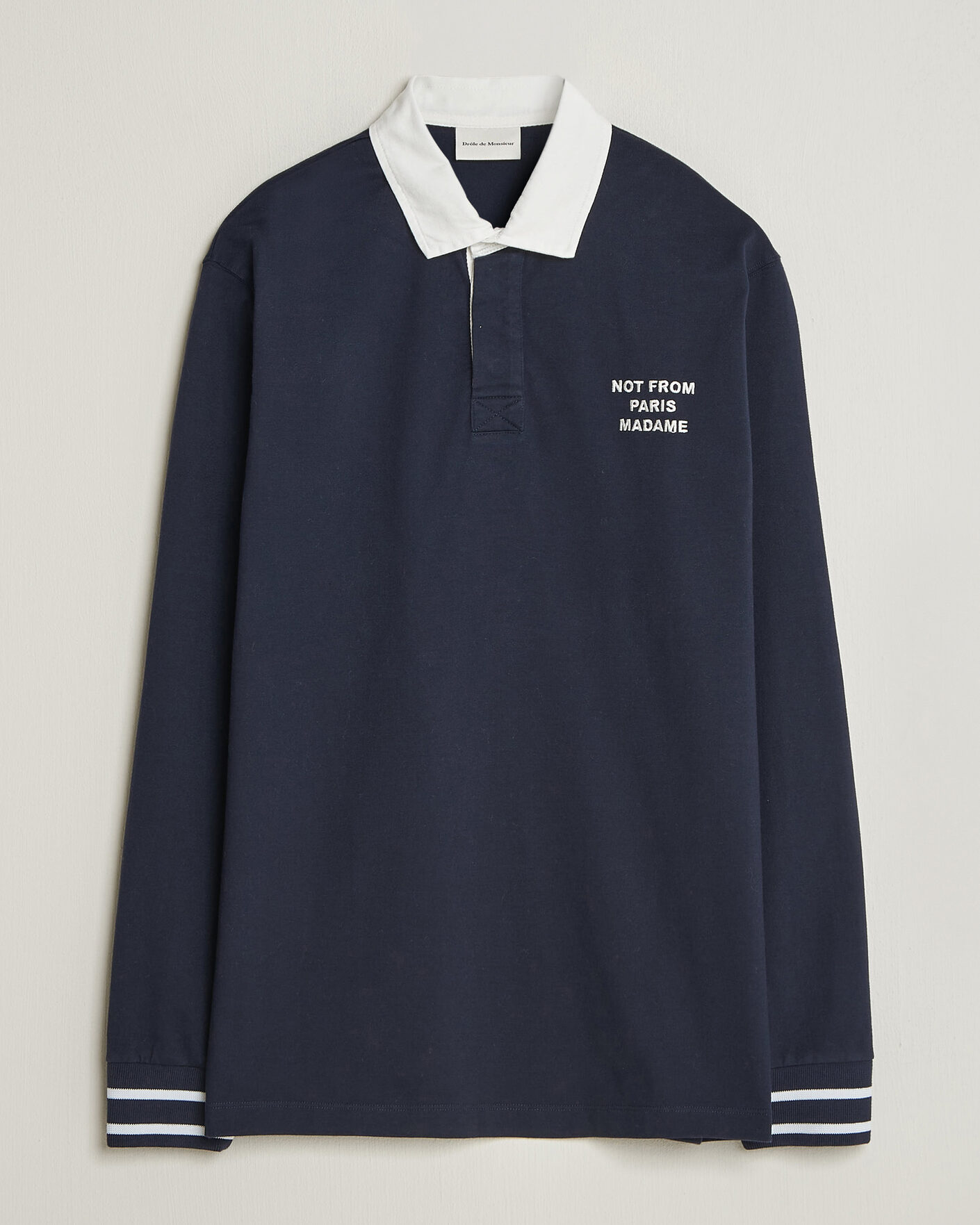 Herren | Pullover | Drôle de Monsieur | Slogan Rugger Navy
