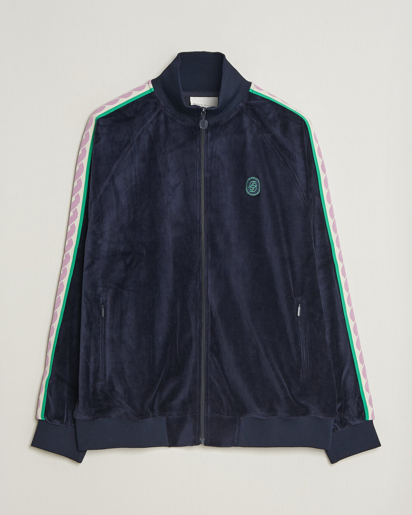 Herren | Pullover | Drôle de Monsieur | Survêtement Velours Track Jacket Navy