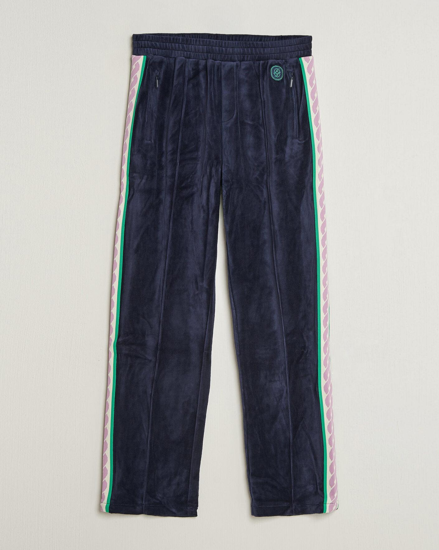 Herren | Hosen | Drôle de Monsieur | Survêtement Velours Track Pants Navy