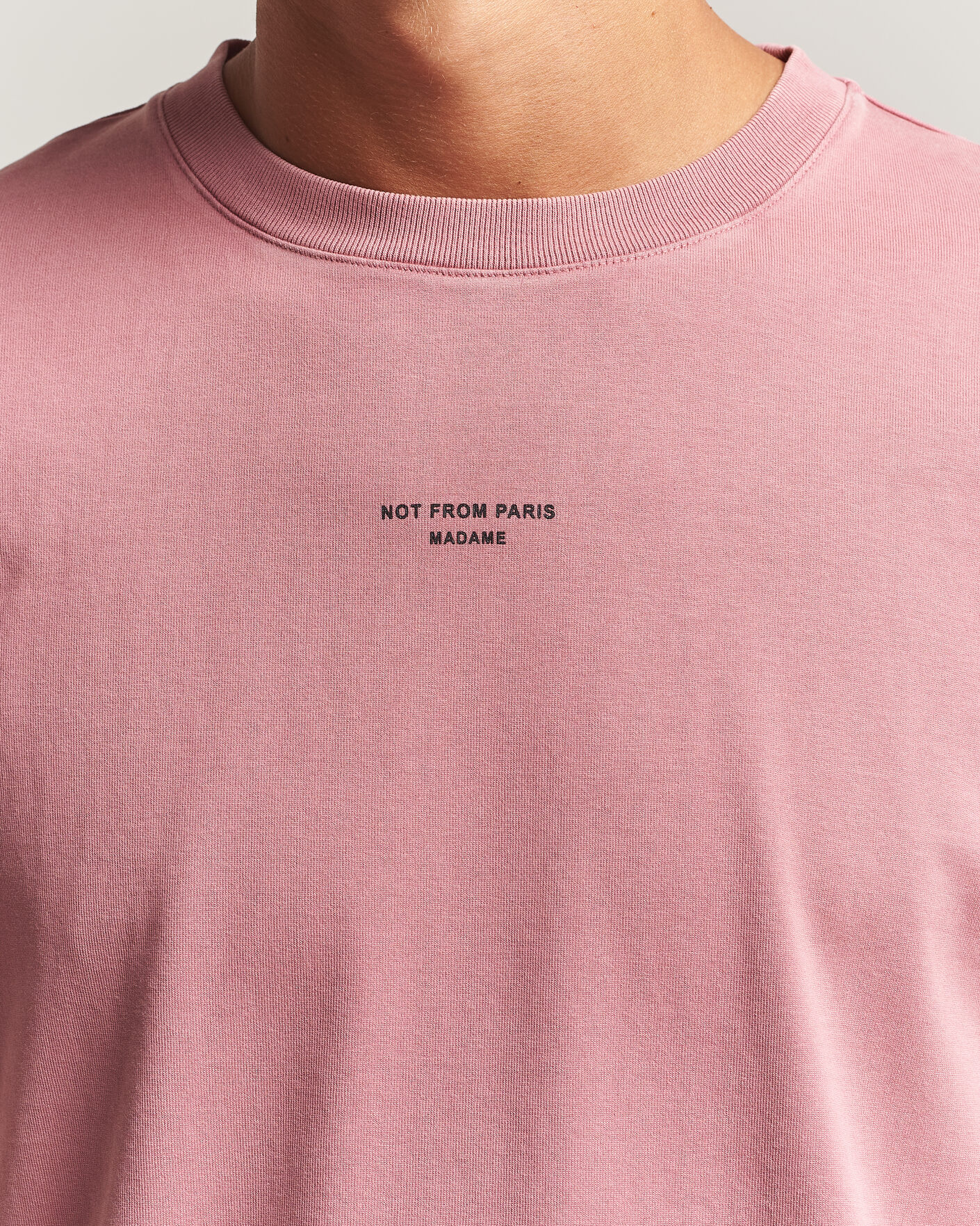 Herren | T-Shirts | Drôle de Monsieur | Classic Slogan T-Shirt Dark Pink