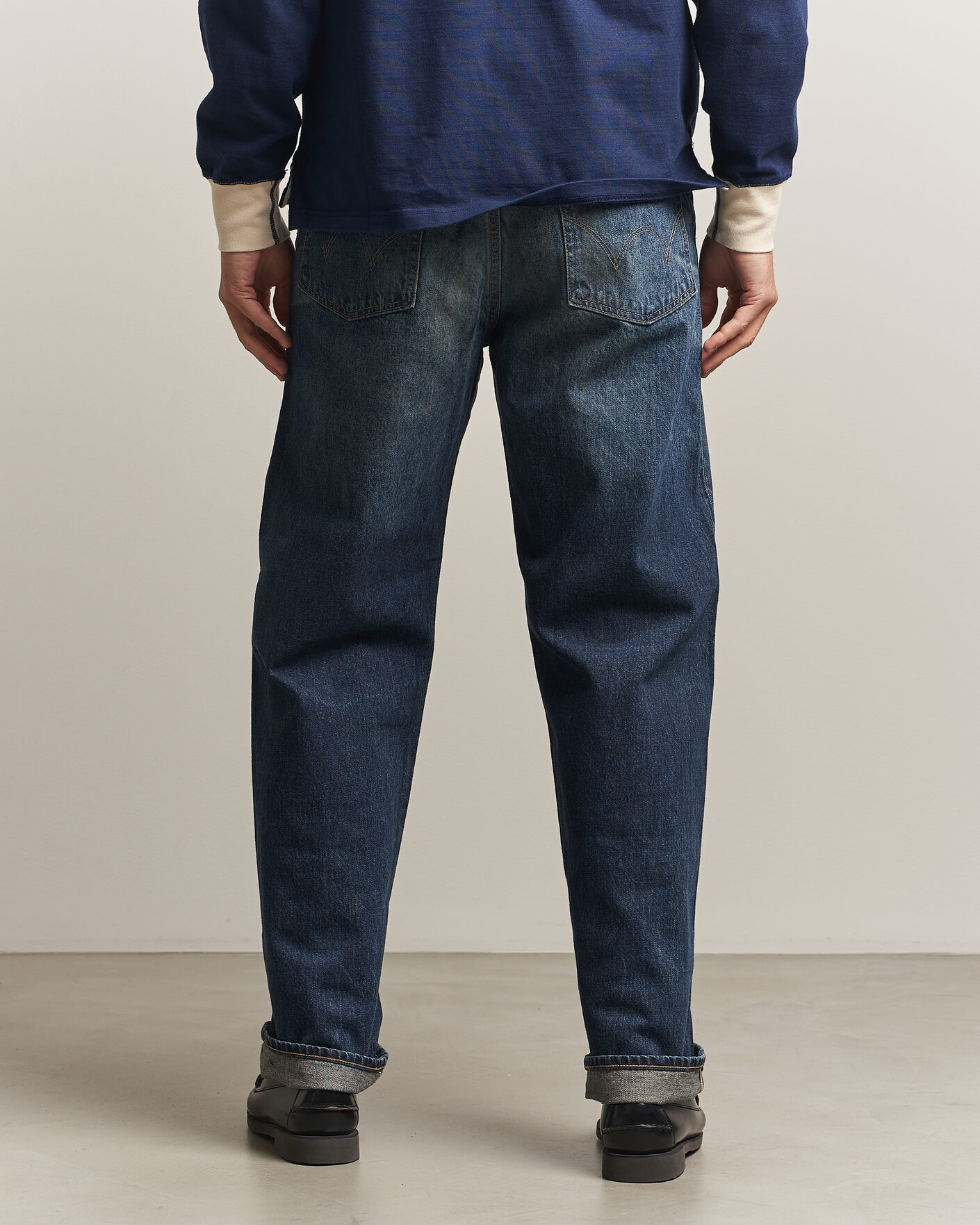 Herren | Hosen | EDWIN | Loose Straight Rainbow Selvage Jeans Dark Used