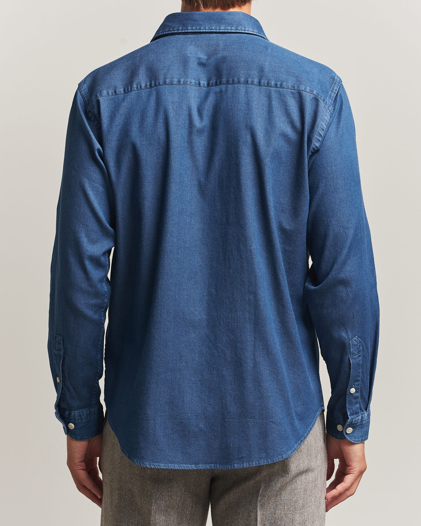 Herren | Hemden | Eton | Casual Fit Denim Shirt Dark Wash