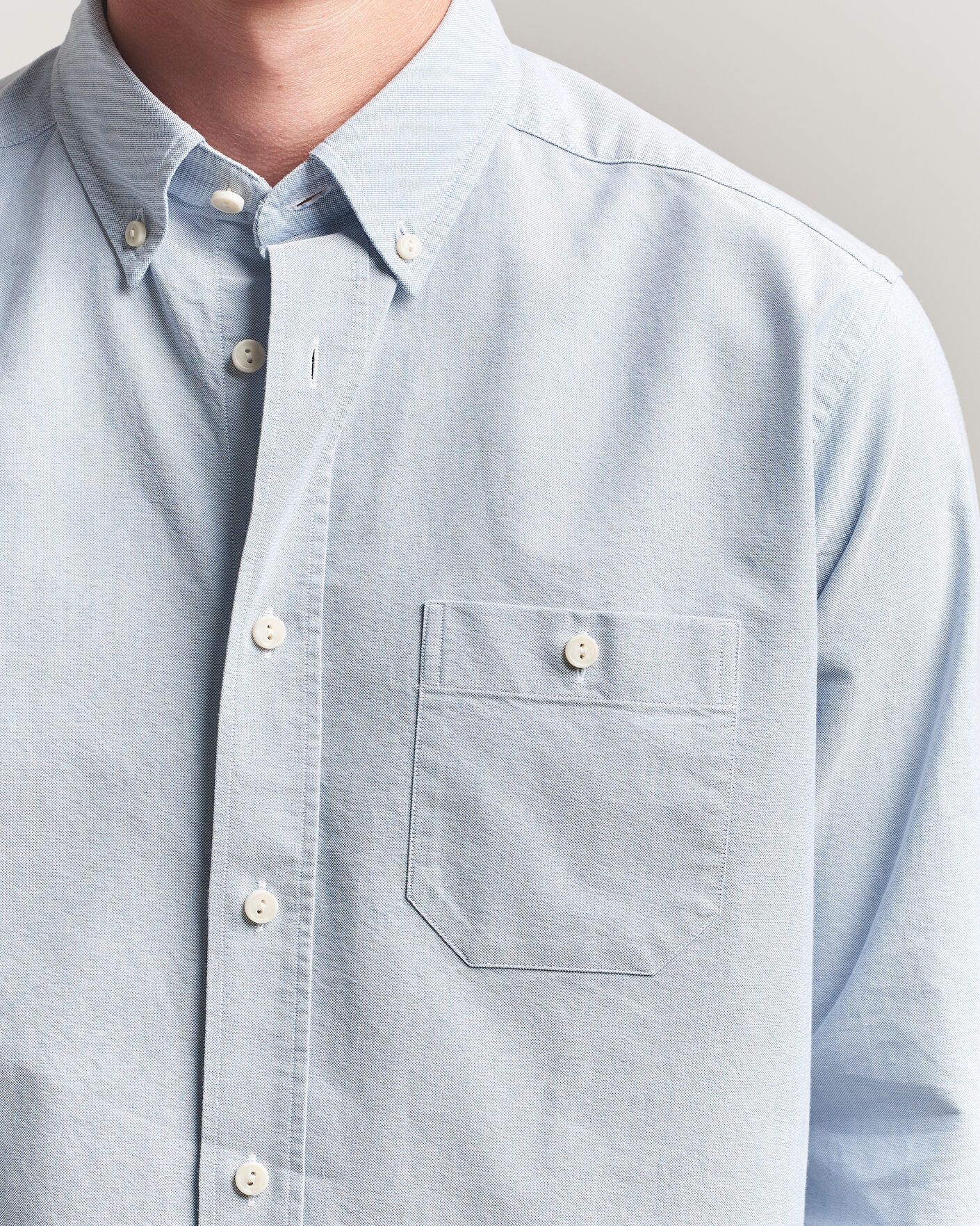 Herren | Hemden | Eton | Regular Fit Ivy Oxford Shirt Light Blue
