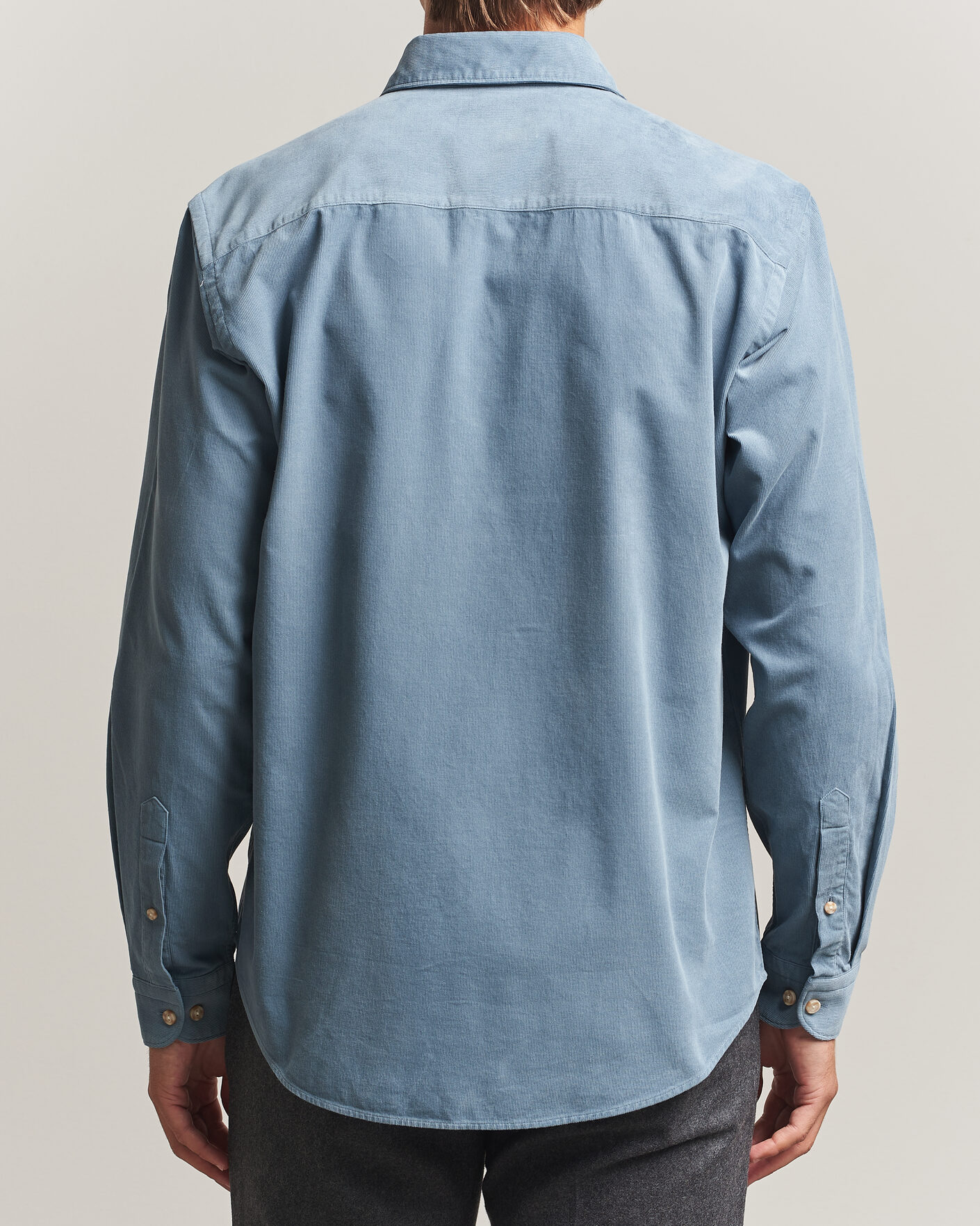 Herren | Hemden | Eton | Casual Fit Corduroy Shirt Blue