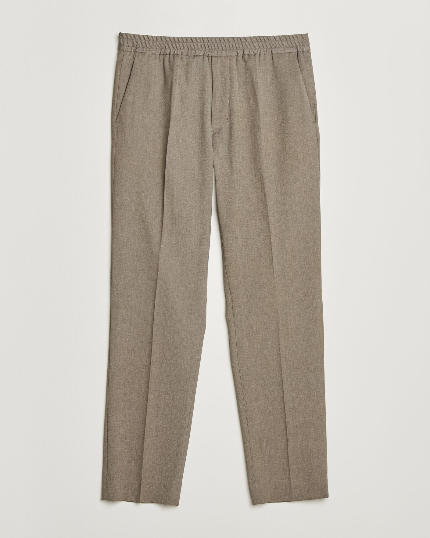 Herren | Hosen | Filippa K | Theo Relaxed Wool Trousers Stone Taupe