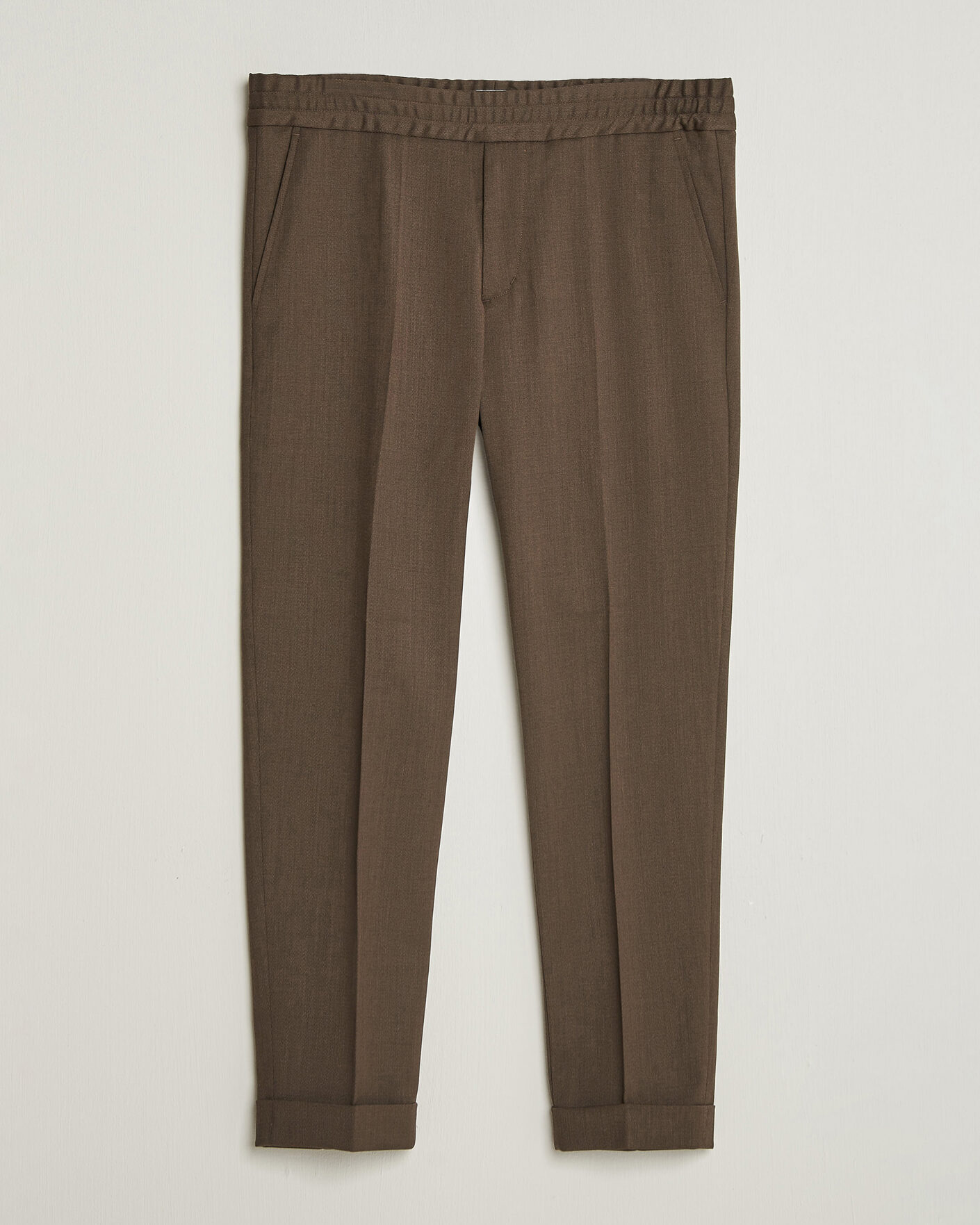 Herren | Hosen | Filippa K | Terry Wool Trousers Walnut Brown