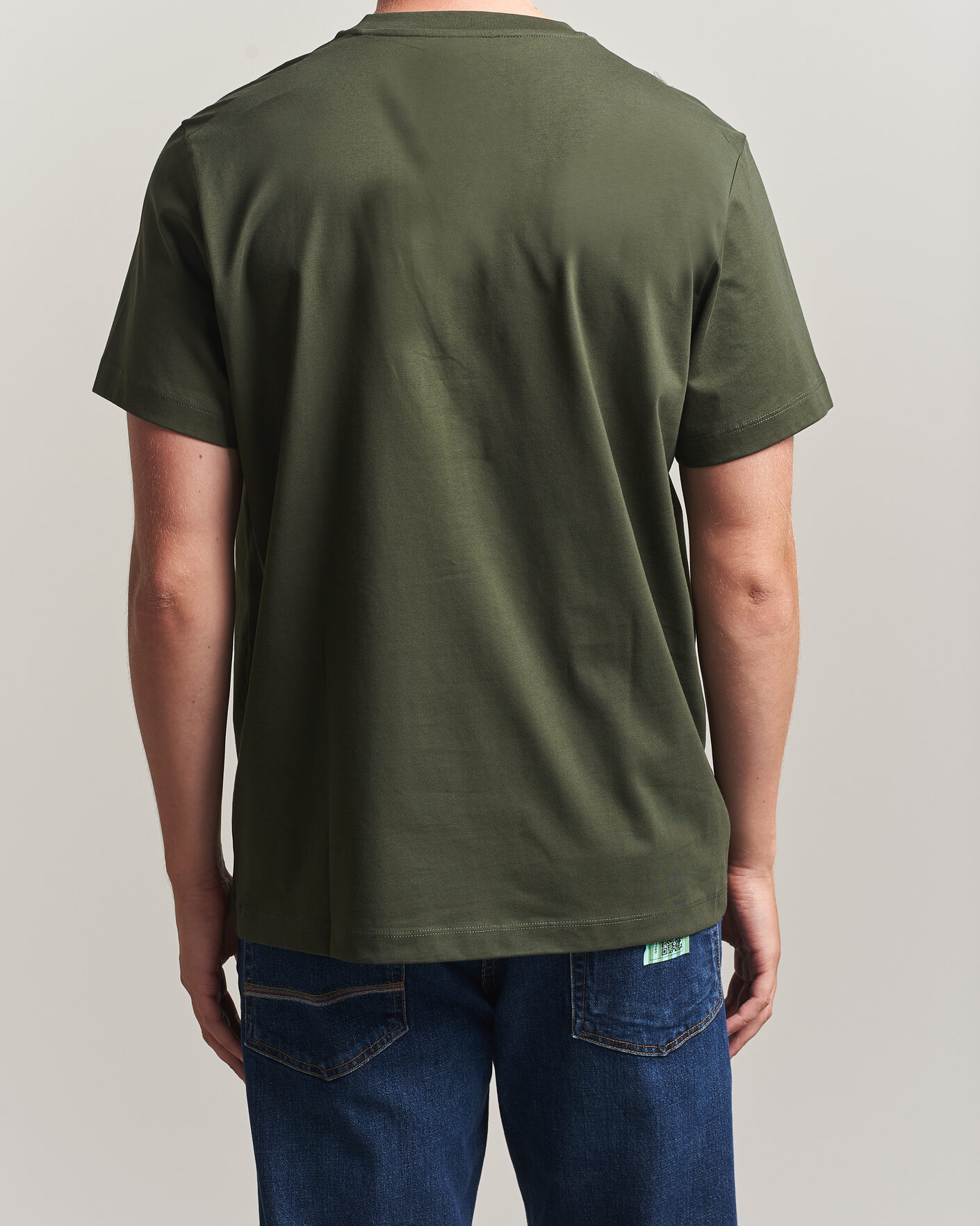 Herren | T-Shirts | Filippa K | Filip Crew Neck T-Shirt Night Green