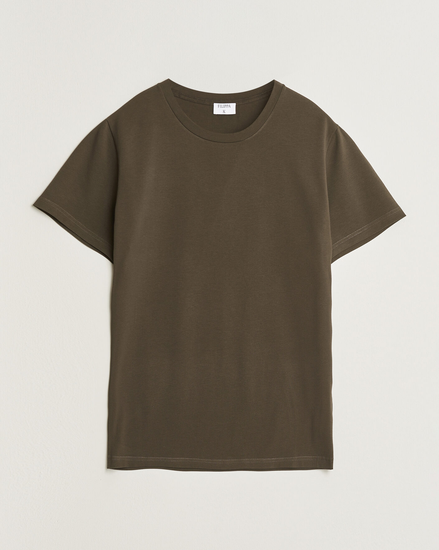 Herren | T-Shirts | Filippa K | Soft Lycra T-Shirt Ebony Brown