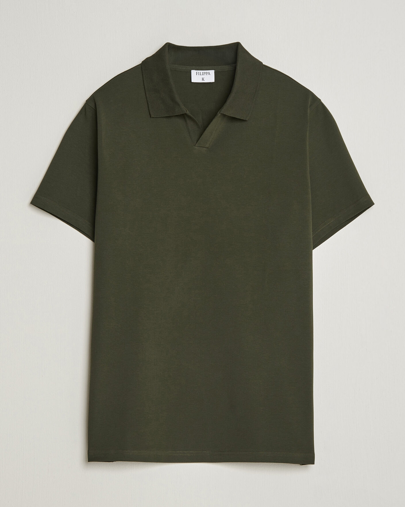 Herren | Poloshirts | Filippa K | Soft Lycra Polo T-Shirt Night Green