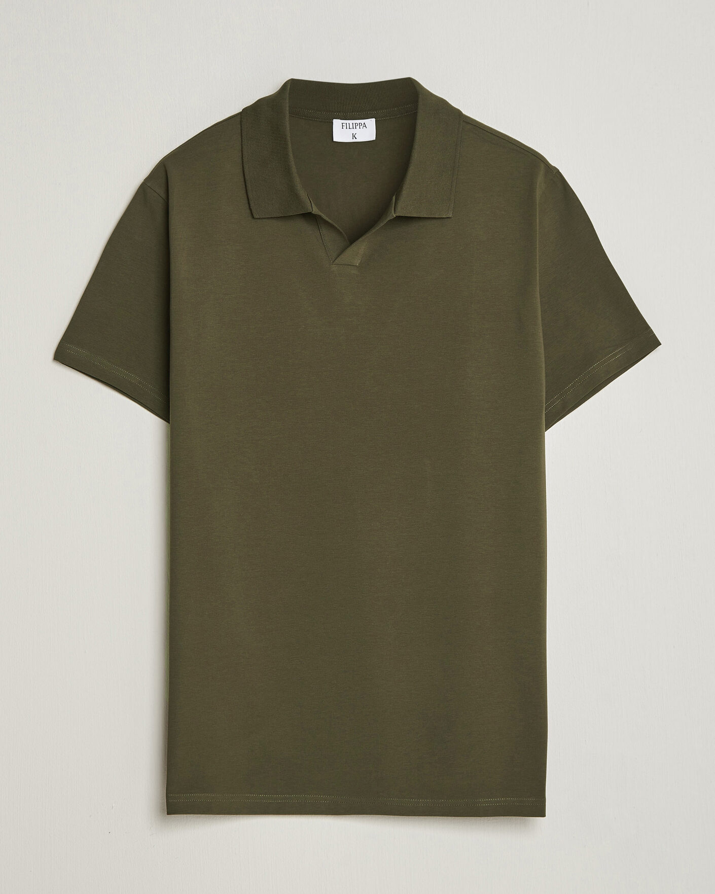Herren | Poloshirts | Filippa K | Soft Lycra Polo T-Shirt Ebony Brown