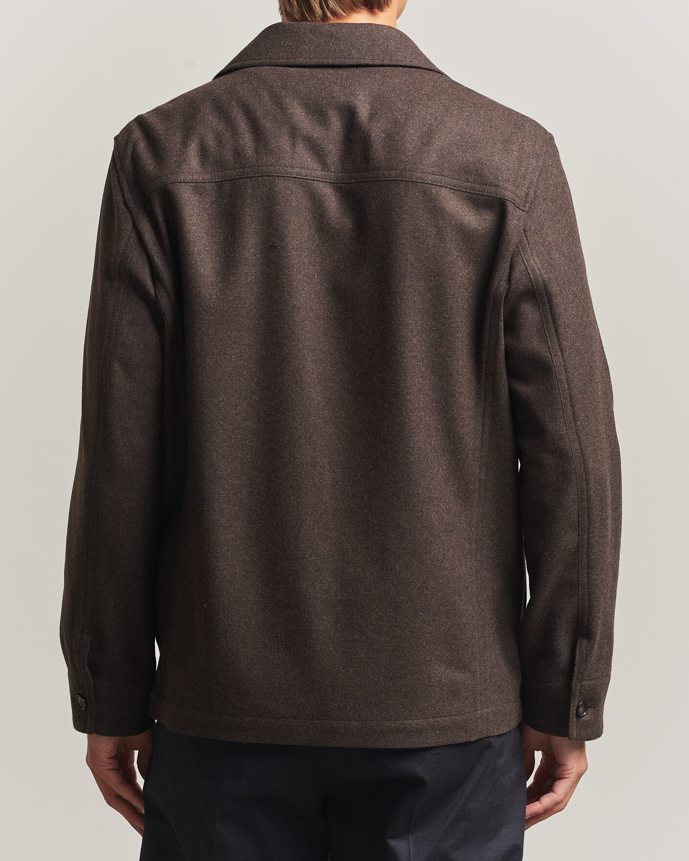 Herren | Hemden | Filippa K | Taylor Flannel Overshirt Walnut Brown