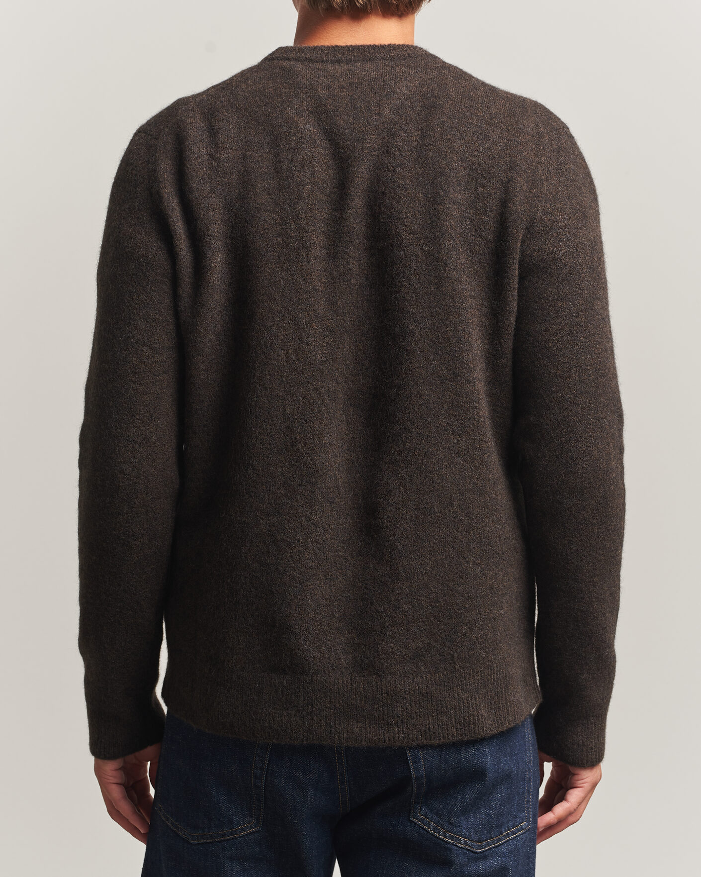 Herren | Pullover | Filippa K | Yak Knitted Sweater Golden Brown