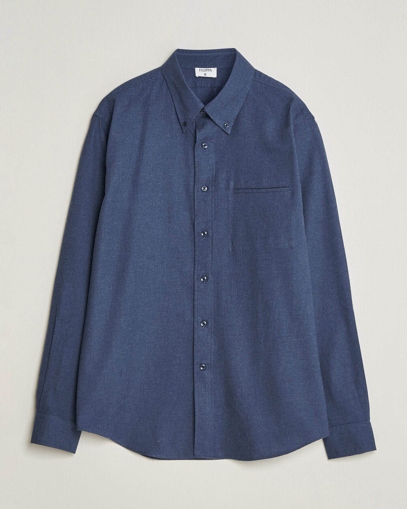 Herren | Hemden | Filippa K | Zack Flannel Shirt Navy