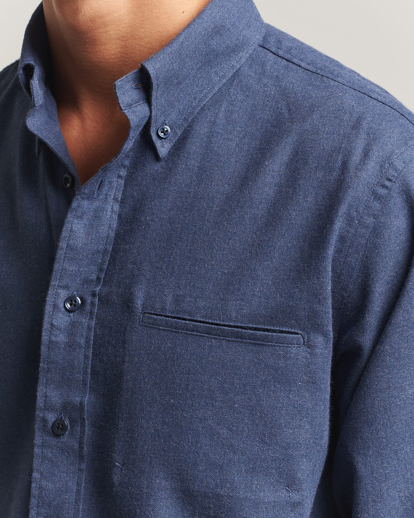 Herren | Hemden | Filippa K | Zack Flannel Shirt Navy