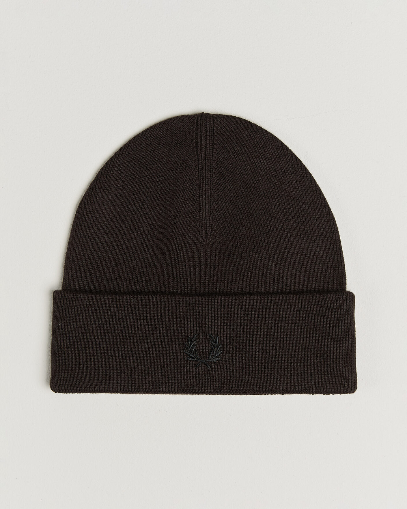Herren | Mützen | Fred Perry | Merino Wool Beanie Rich Brown