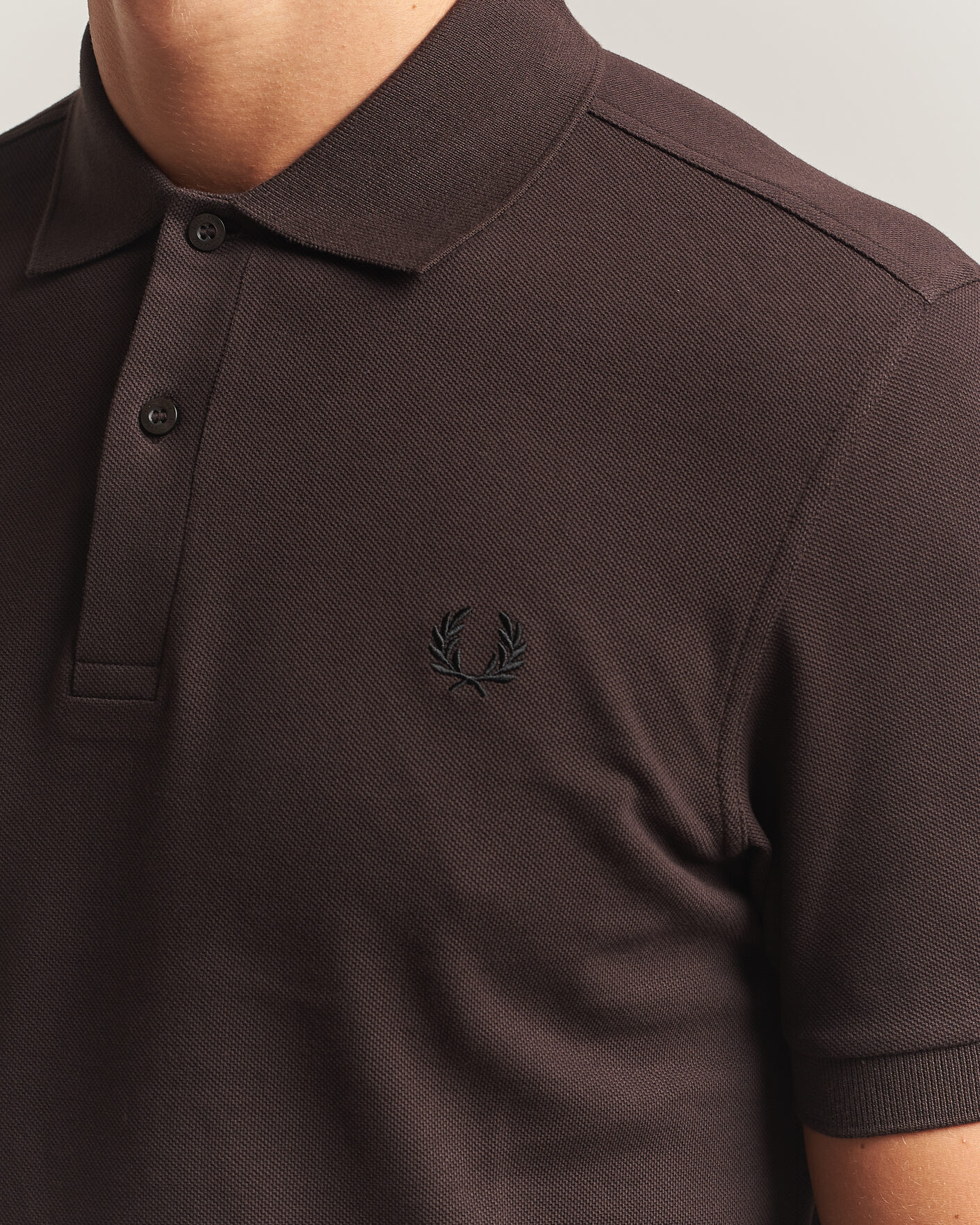 Herren | Poloshirts | Fred Perry | Plain Polo Shirt Night Rich Brown