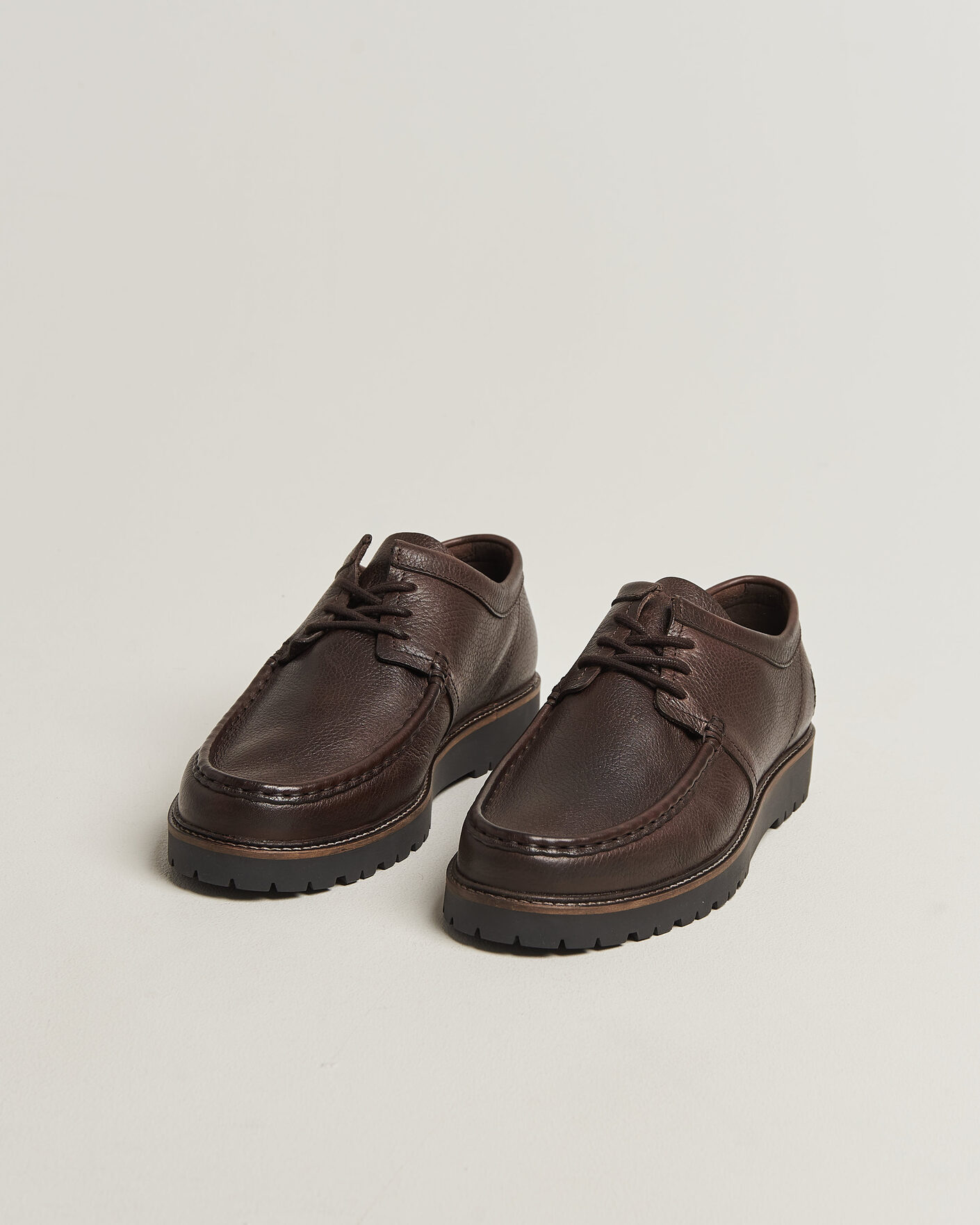 Herren | Derby | Fred Perry | Kenny Grained Leather Derby Rich Brown
