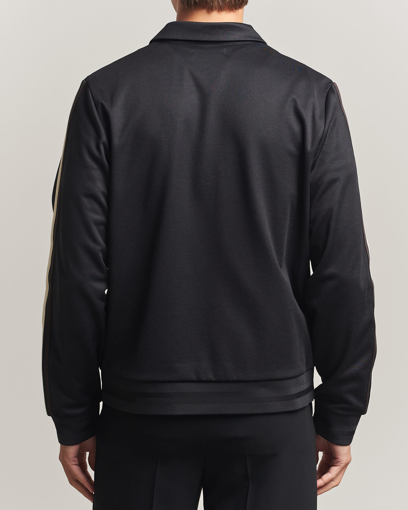 Herren | Pullover | Fred Perry | Tipped Taped Track Jacket Black