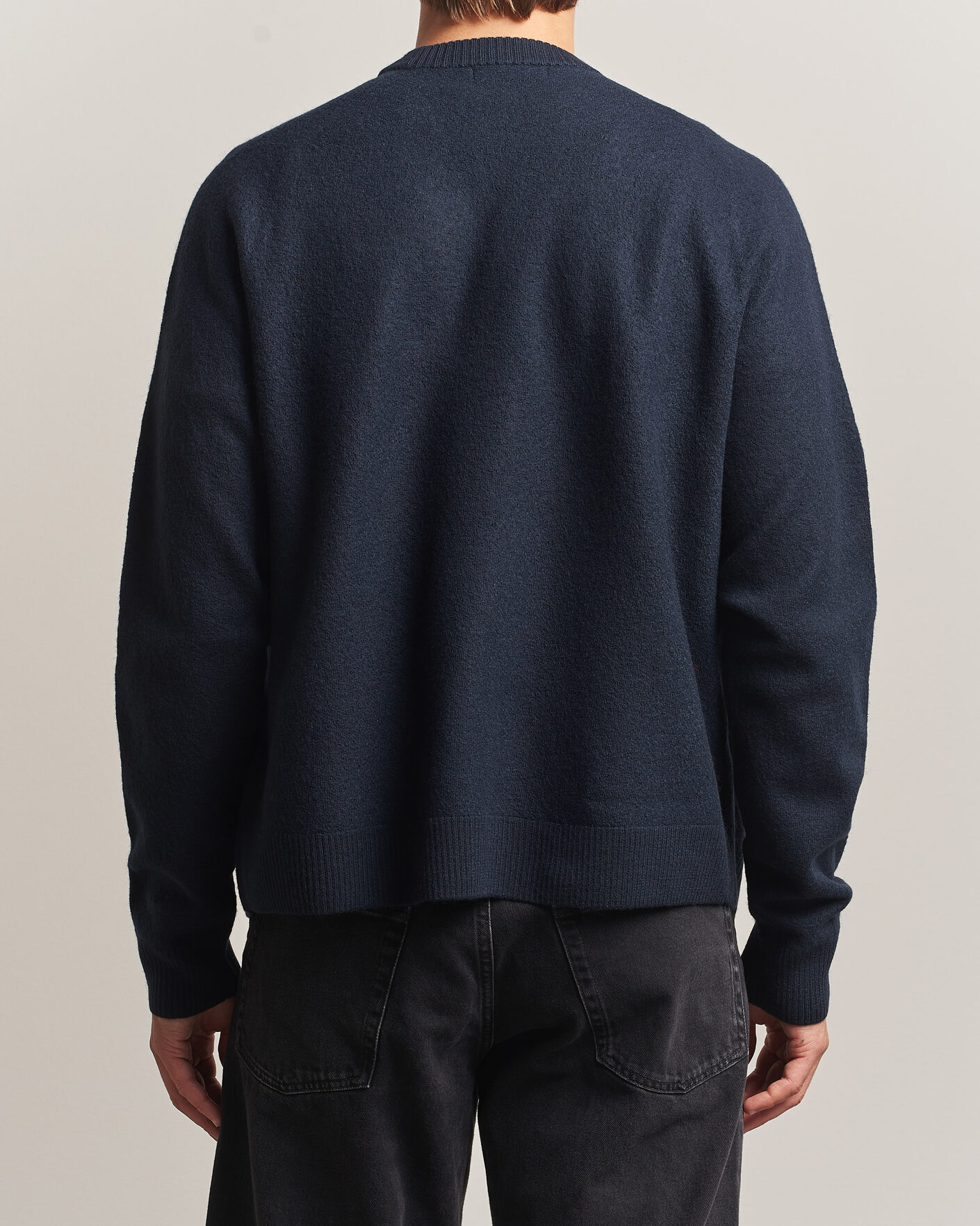 Herren | Pullover | Fred Perry | Wool Saddle Sleeve Cardigan Navy