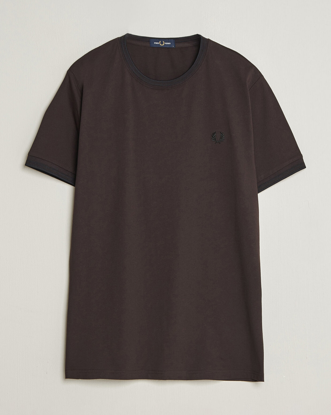 Herren | T-Shirts | Fred Perry | Twin Tipped T-Shirt Rich Brown
