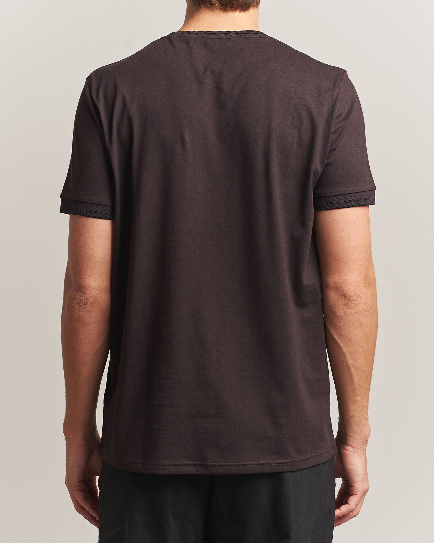 Herren | T-Shirts | Fred Perry | Twin Tipped T-Shirt Rich Brown