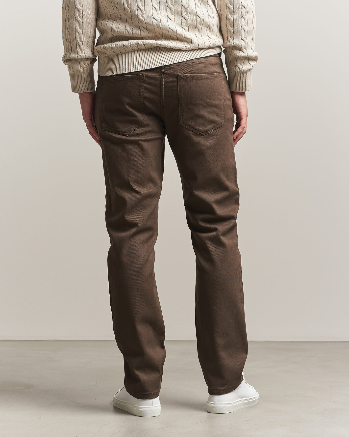 Herren | Hosen | Gant | Regular Fit Soft Twill 5-Pocket Pants Shadow Brown
