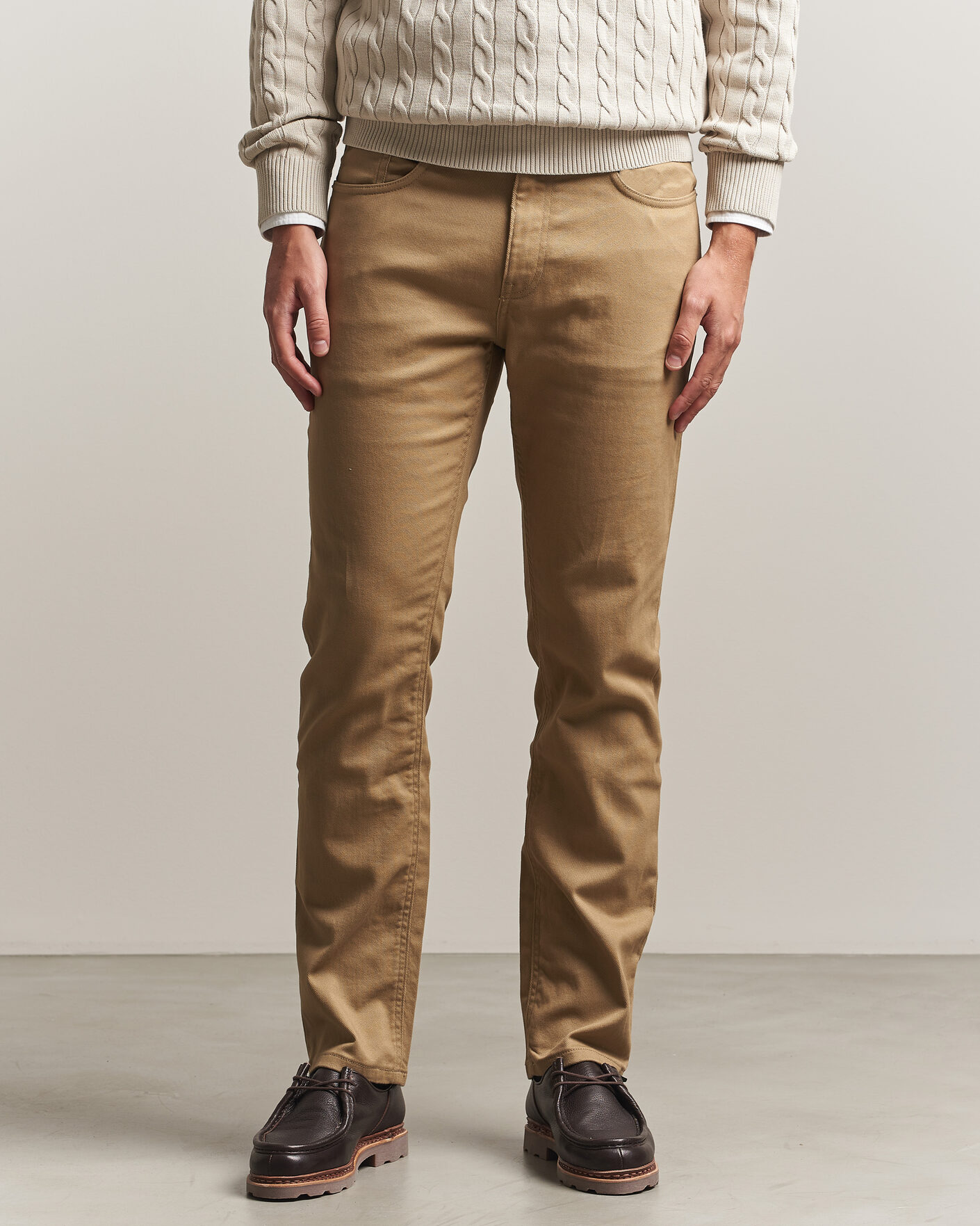 Herren | Hosen | Gant | Regular Fit Soft Twill 5-Pocket Pants Light Taupe