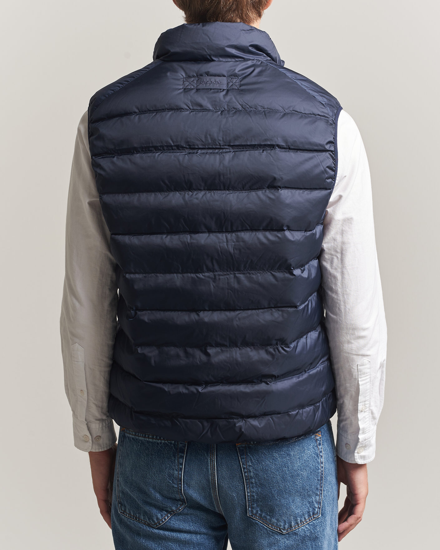 Herren | Westen | Gant | Light Down Vest Evening Blue