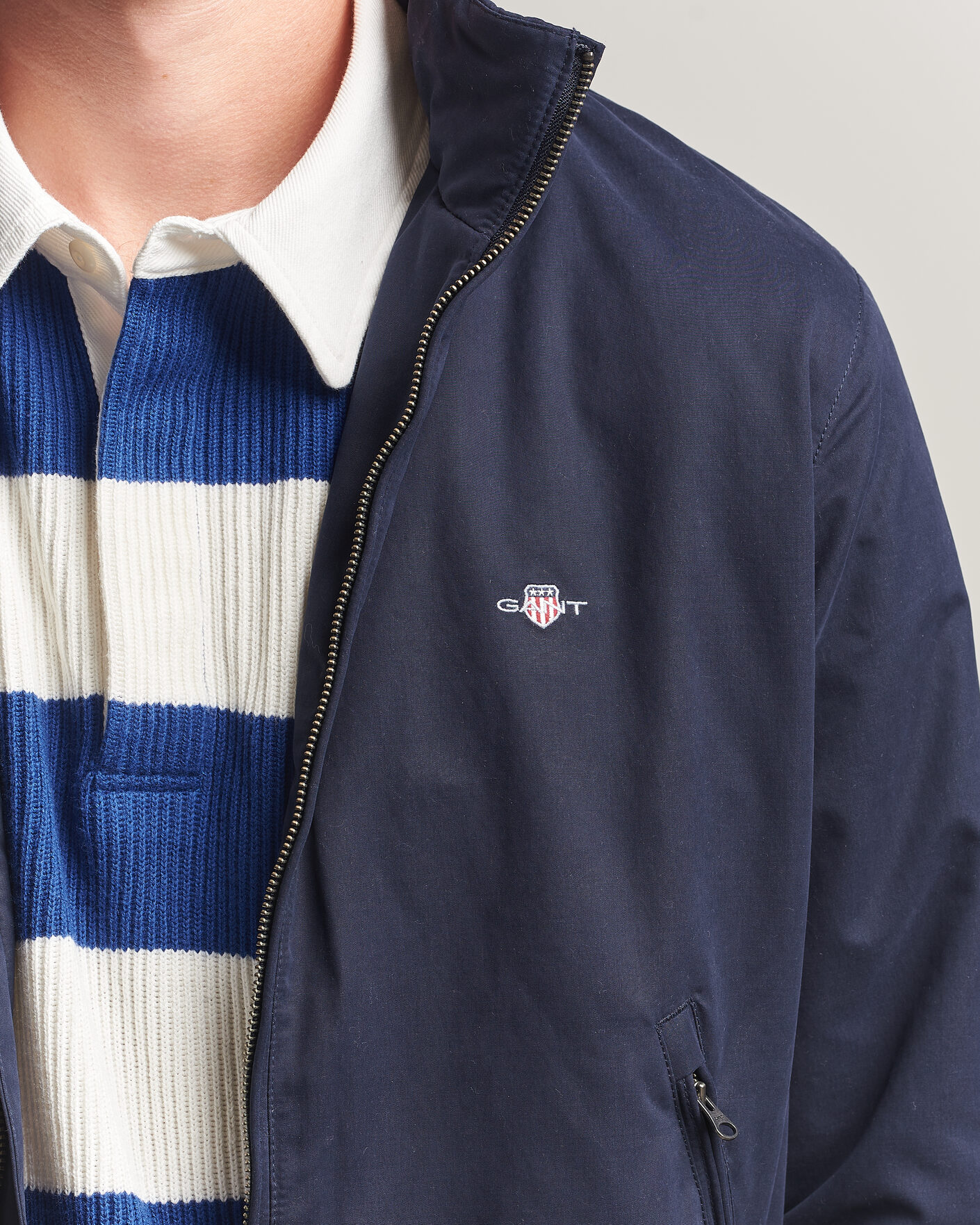 Herren | Jacken | Gant | Hampshire Jacket Evening Blue