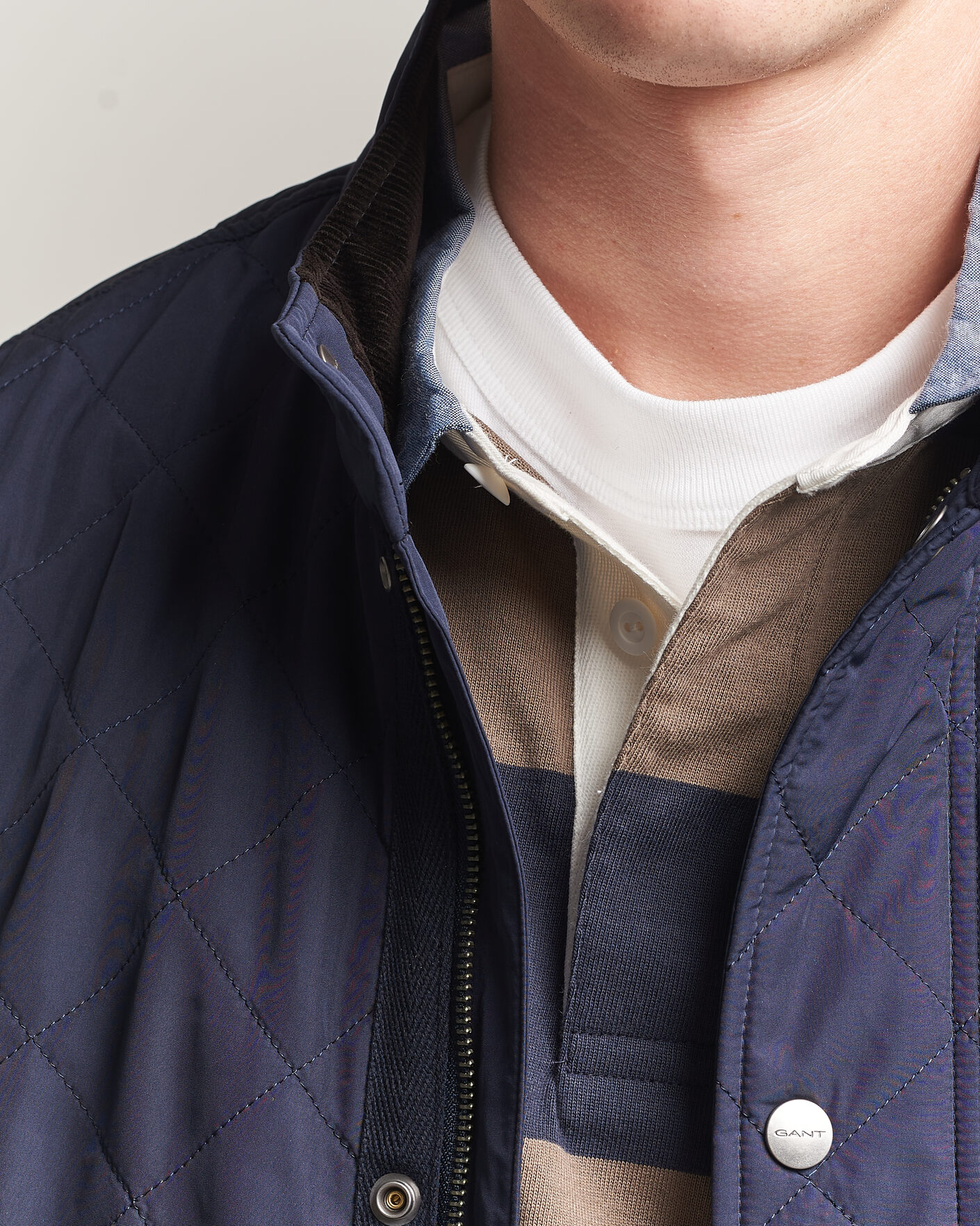 Herren | Jacken | Gant | Classic Quilted Jacket Evening Blue