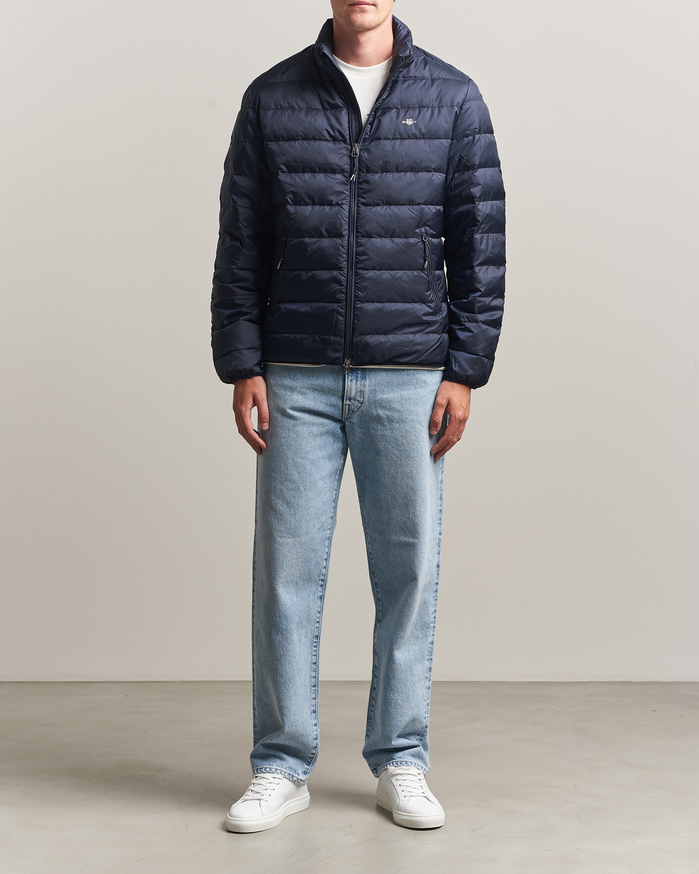 Herren | Jacken | Gant | Light Down Jacket Evening Blue