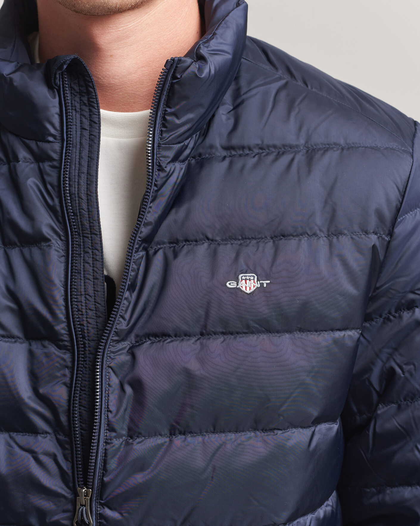 Herren | Jacken | Gant | Light Down Jacket Evening Blue