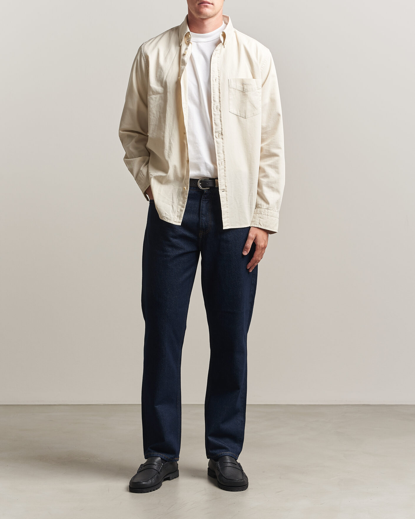 Herren | Jeans | Gant | Straight Fit Jeans Dark Blue