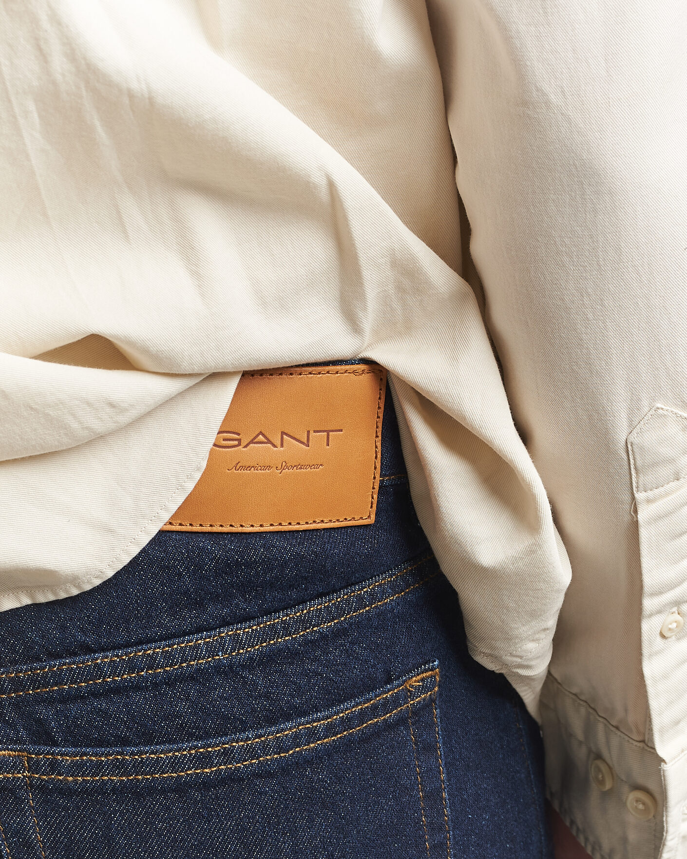 Herren | Jeans | Gant | Straight Fit Jeans Dark Blue