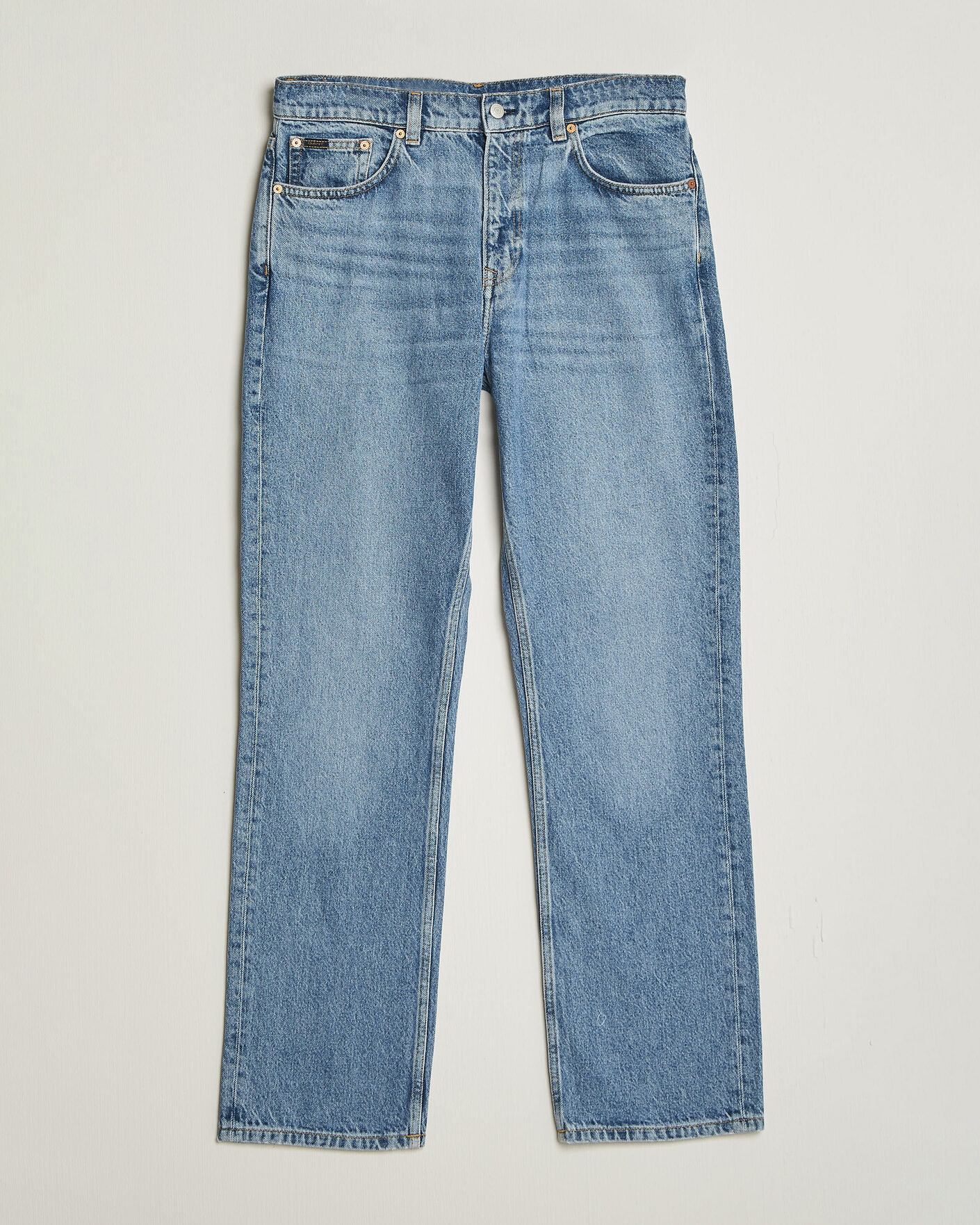 Herren | Jeans | Gant | Straight Fit Jeans Mid Blue Broken In