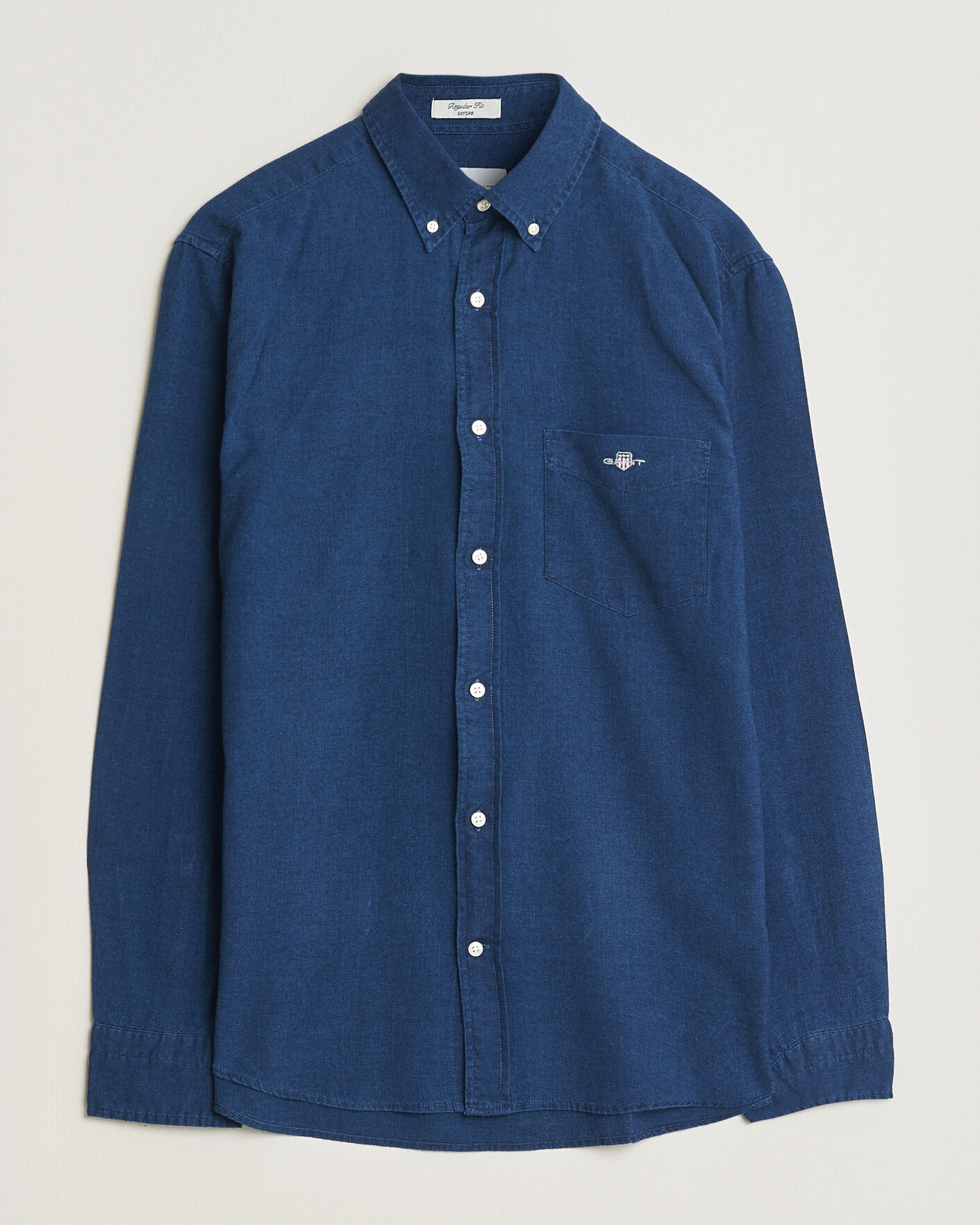 Herren | Hemden | Gant | Regular Fit Indigo Oxford Shirt Dark Blue