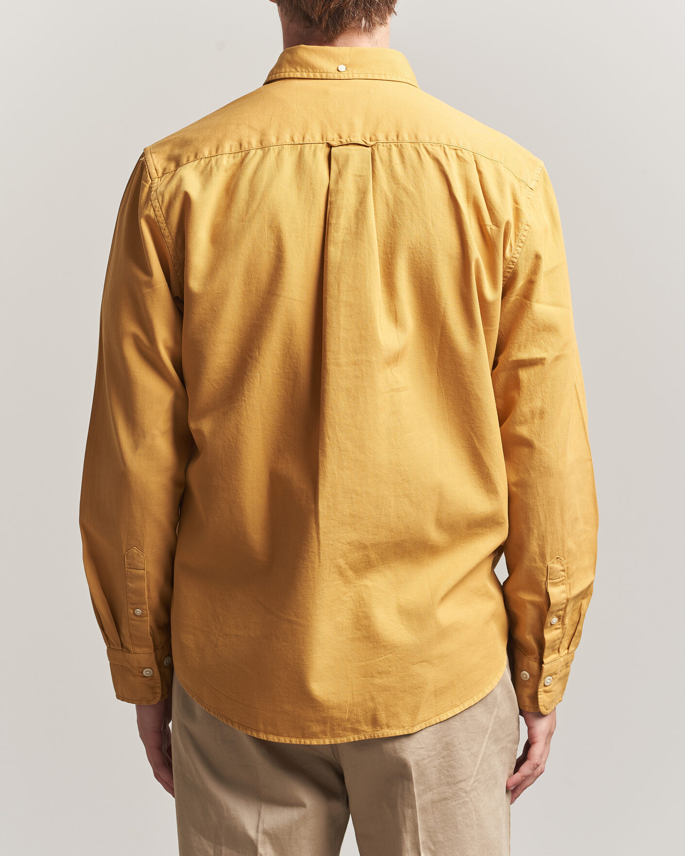 Herren | Hemden | Gant | Regular Fit Garment Dyed Twill Shirt Turmeric Shine