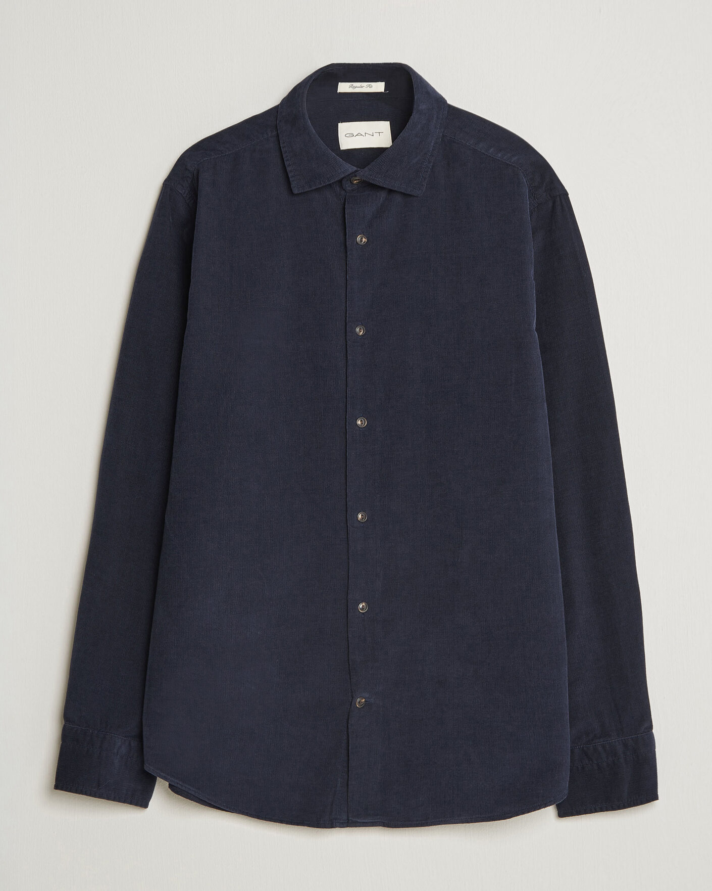 Herren | Hemden | Gant | Regular Fit Baby Cord Shirt Evening Blue